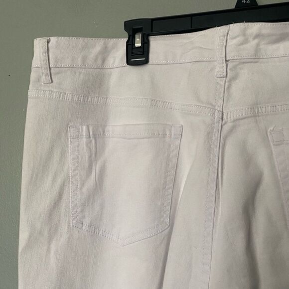 Nine West White Straight leg Size 20W denim jeans - Picture 3 of 9